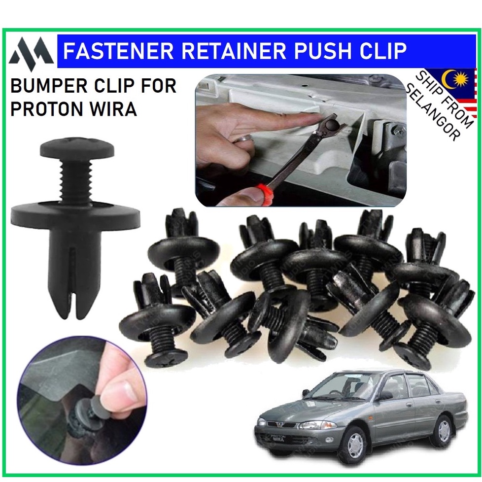 (MADE IN MALAYSIA) Bumper Clip (1pc) for Proton Wira Fender/Skirt