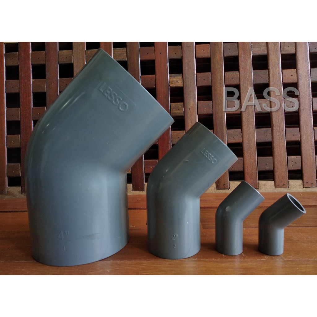 Elbow PVC LESSO AW 45* 4