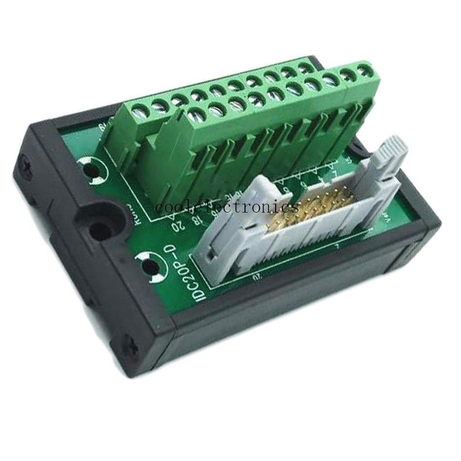Scheda Breakout IDC40P 40 Pin Maschio Con Morsettiera - Per PLC E Interfaccia Elettronica