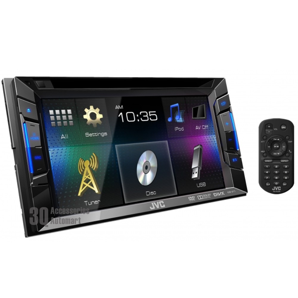 JVC KW-V11 Touch Screen Monitor DVD/USB Multimedia Receiver (6.2 ...