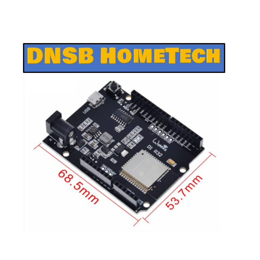 [LOCAL STOCK] WeMos D1 R32 ESP32 Development Board Arduino IDE ESP-32 ...