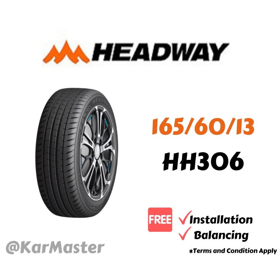 165 60 13 Headway HH306 With Installation Shopee Malaysia