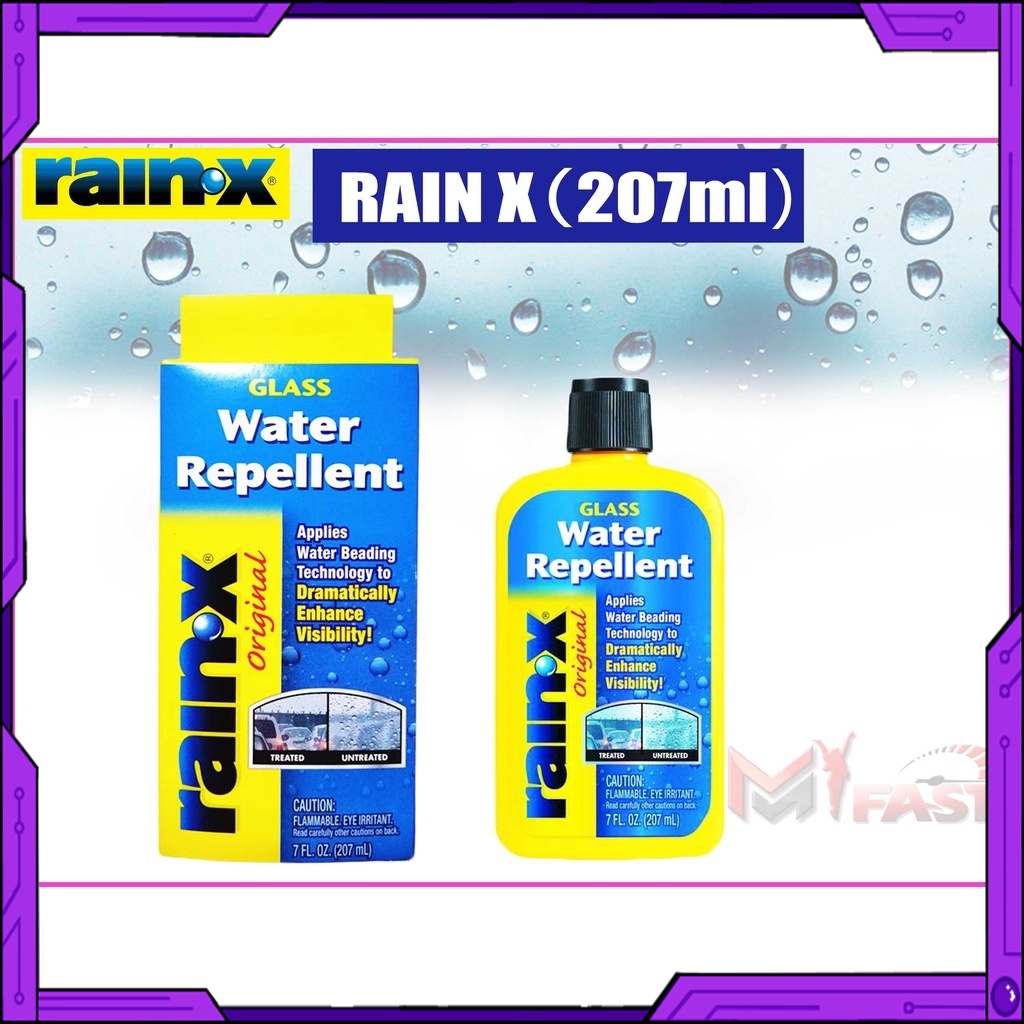 RainX / Rain X Glass Water Repellent / Windshield (207ml) Shopee