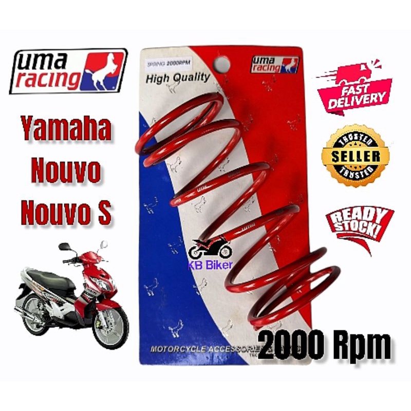 Uma Racing Torque Spring Yamaha Nouvo Lc 135/ Nouvo s 2000rpm Shopee