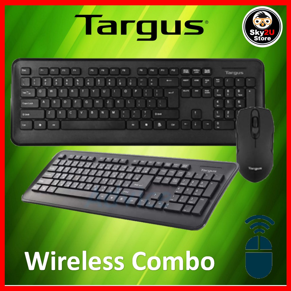 Targus KM001 Combo Set Wireless Mouse Keyboard Shopee Malaysia