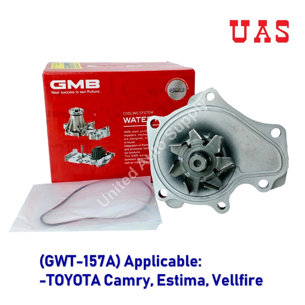 GMB Water Pump For TOYOTA Camry, Estima, Vellfire GWT157A Shopee