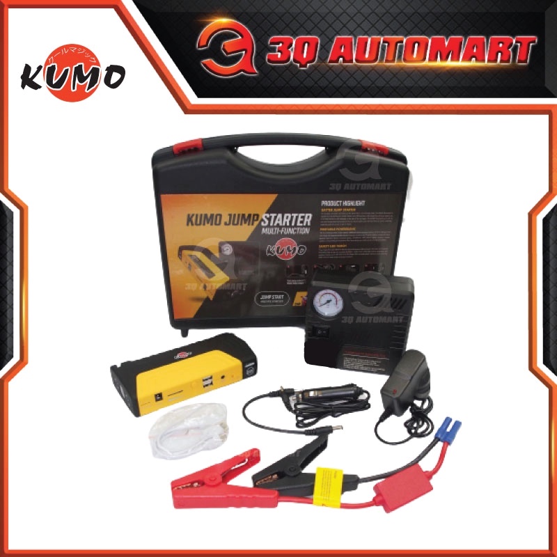 Jump Start Car PowerBank (68800mAh) & Tire Inflate Device Emergency