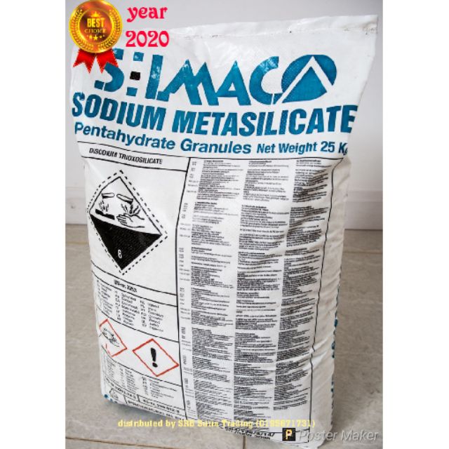 Sodium Metasilicate (Food Grade Halal) Belgium 500g, 1kg Shopee Malaysia