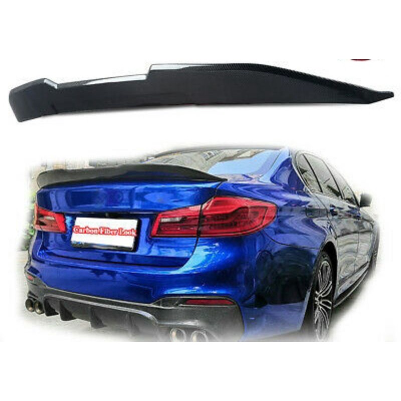 PSM Style Gloss Black Trunk Spoiler For BMW G30 530i 540i M550i 2017-2023 & F90 M5