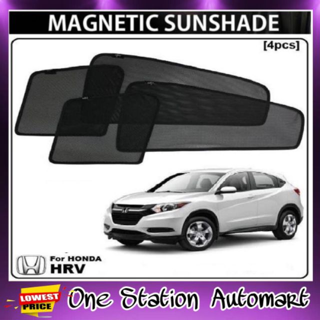 Magnetic Sun Shade Honda HRV 2013-2021 (4pcs) | Shopee Malaysia