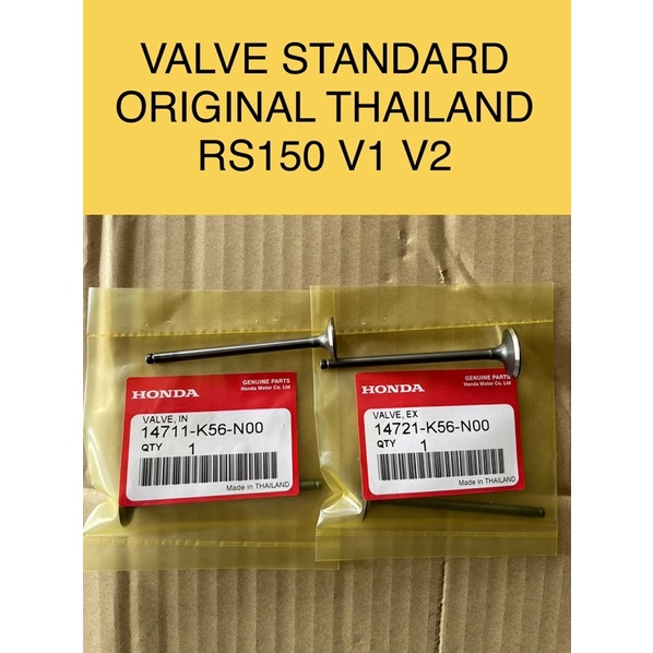 RS150 VALVE STANDARD INTAKE EXHAUST SET ORIGINAL THAILAND FOR RS150 V1