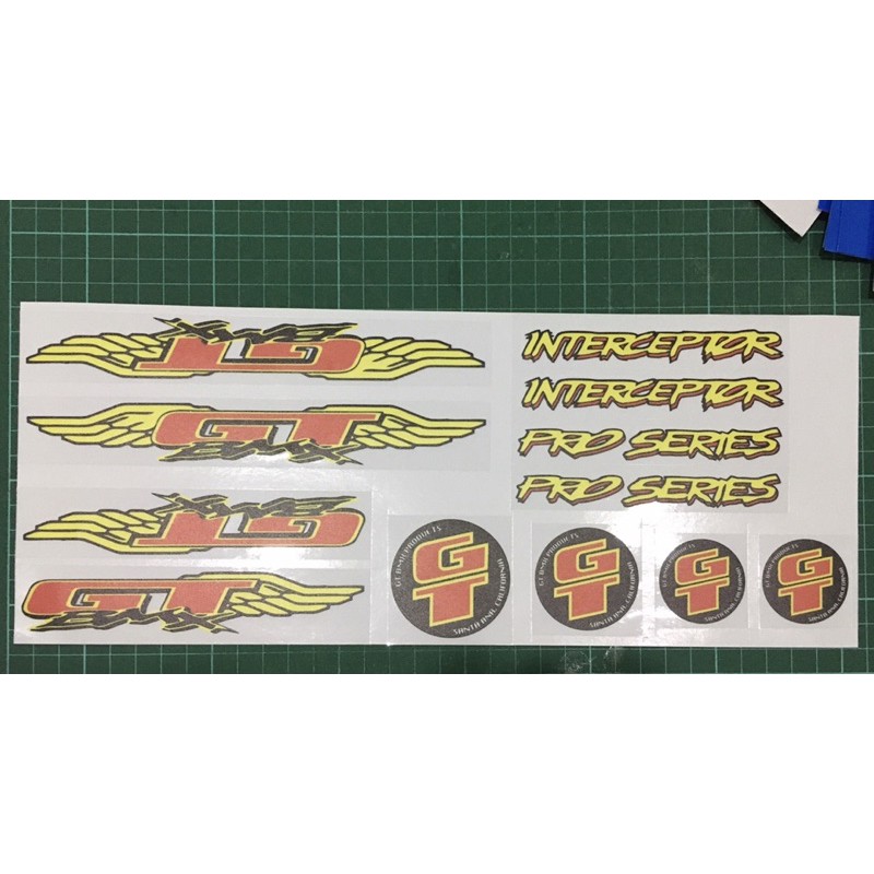 Gt bmx cheap reproduction decals