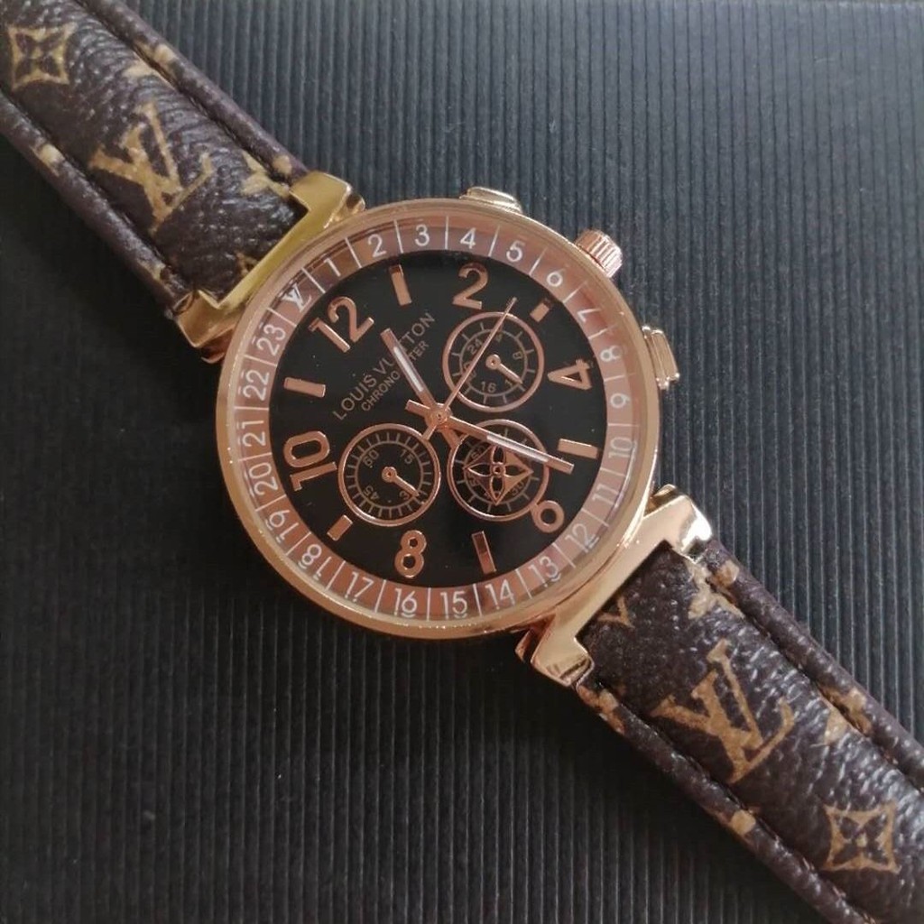 Jam tangan wanita lv chronograph ceramic - Jam Tangan - 906067786