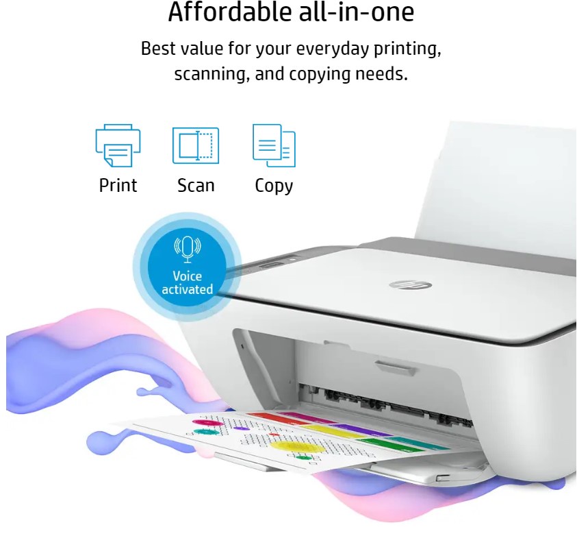 HP DeskJet All In One Ink Advantage 2875 / 2988 / 2989 Wifi Inkjet ...