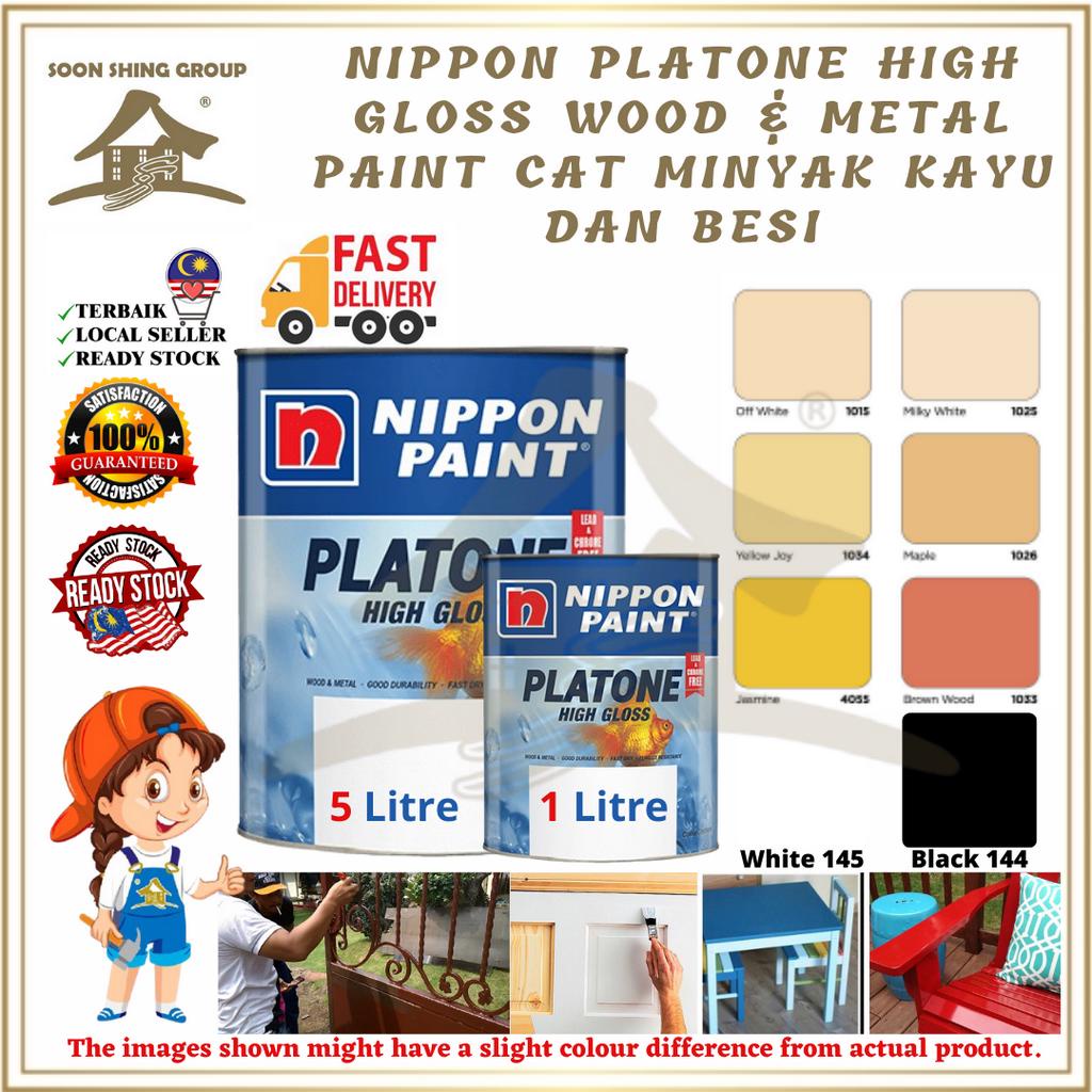 SSG01 NIPPON Platone High Gloss Wood & Metal Paint Cat Minyak / Cat ...