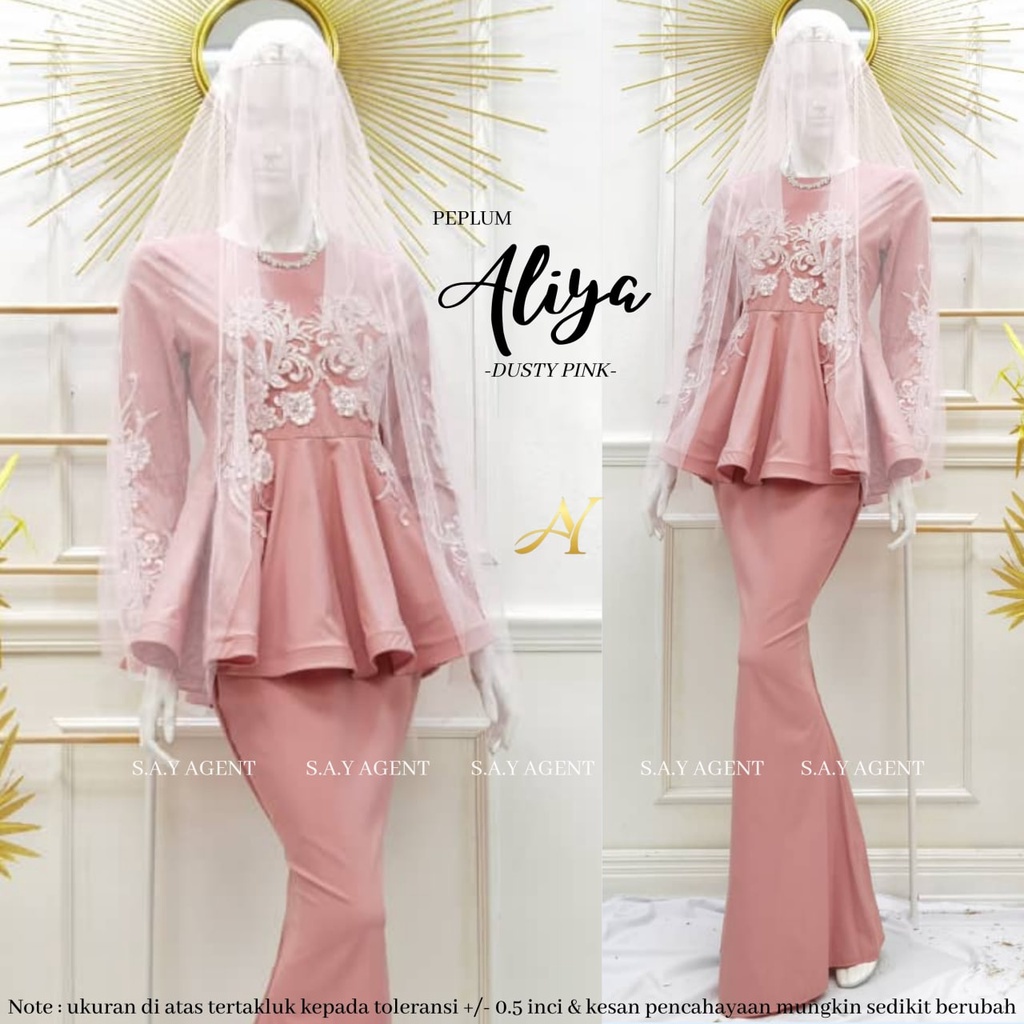 PEPLUM ALIYA,KURUNG PEPLUM,PEPLUM CANTIK,BAJU PEPLUM,PEPLUM TERKINI ...