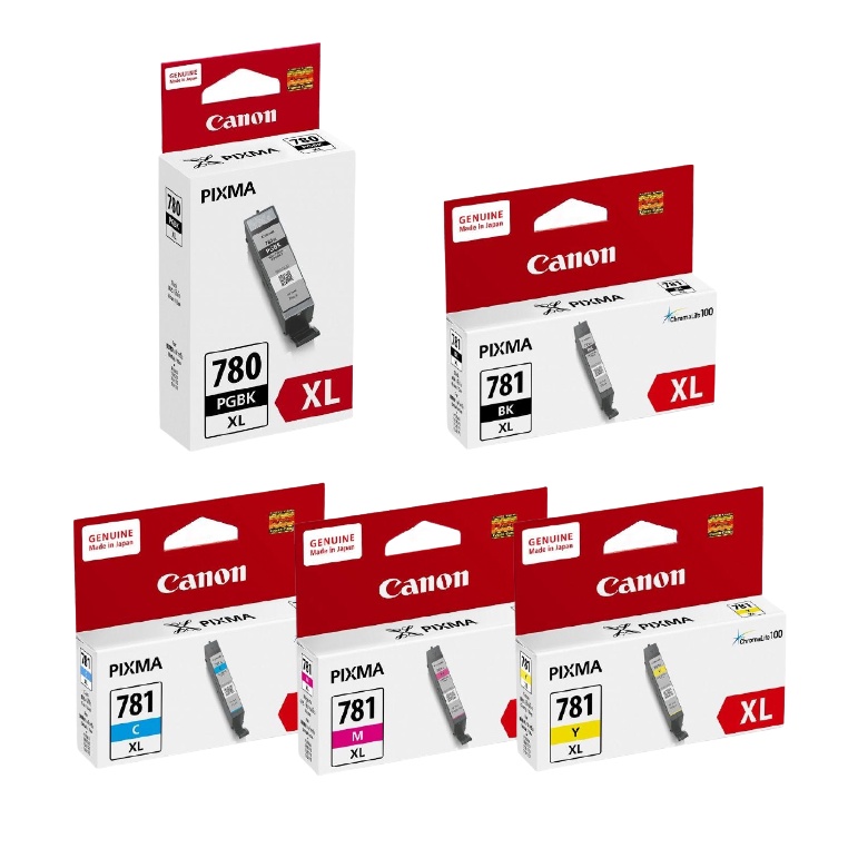Canon PGI-780XL / CLI-781XL Genuine Ink Cartridge (For TR8570, TS6370 ...