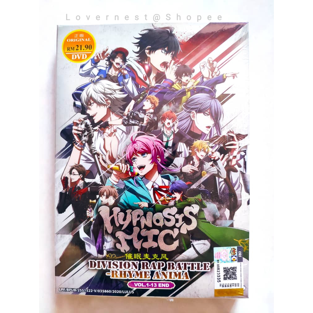 DVD Anime Hypnosis Mic Division Rap Battle-rhyme Anima Vol.1-13
