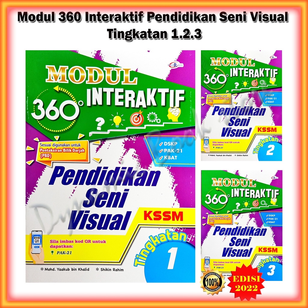 Buku Latihan : Modul 360 Interaktif Pendidikan Seni Visual KSSM Edisi ...