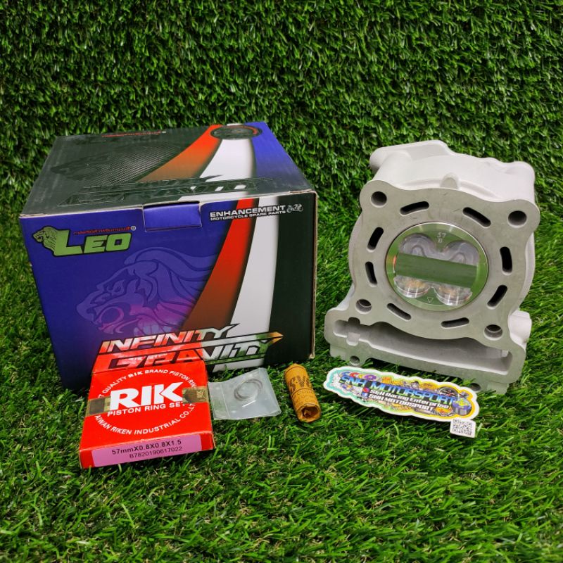 LEO Racing Ceramic Block Sleeve +3mm 57mm For Y15ZR | Shopee Malaysia