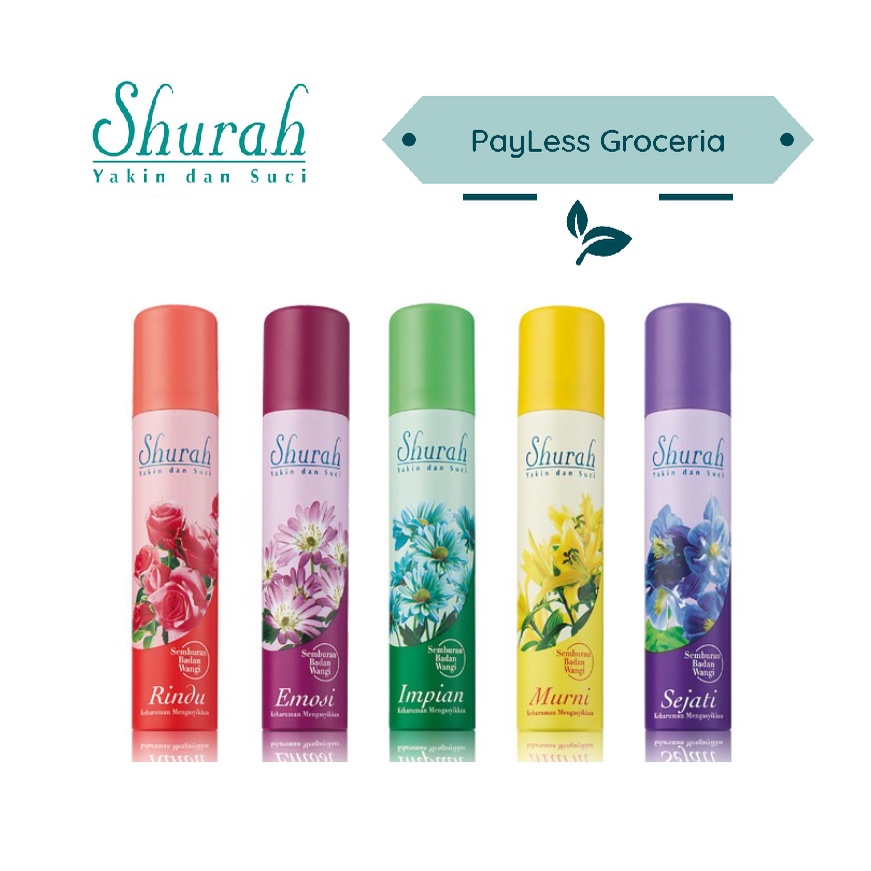 Shurah Semburan Badan Wangi / Body Spray 75ml | Shopee Malaysia