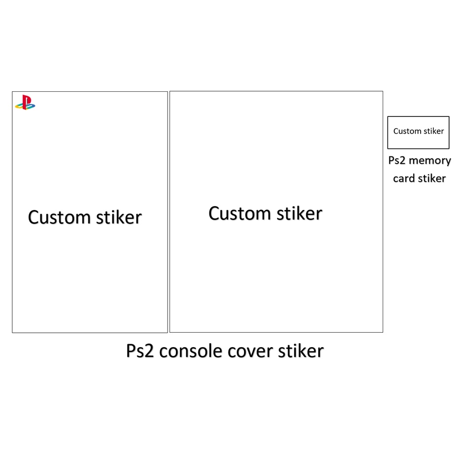 stiker console playstation 2 | Shopee Malaysia