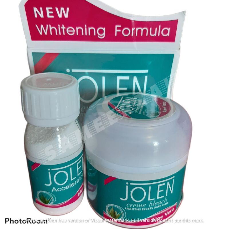 Jolen Creme Bleach Brightener Face and Body Hair 125gram Shopee