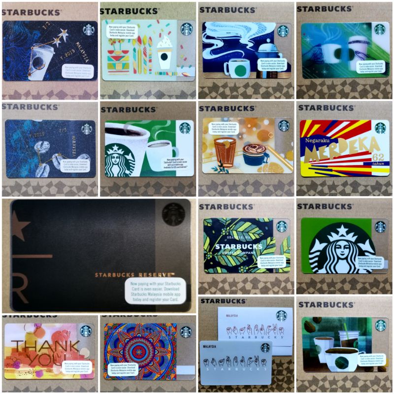 ORIGINAL Starbucks Coffee Reserve Malaysia For Collection Only Rewards Card Plastic Member