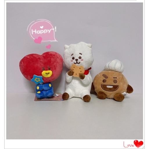 Line Friends Kpop Bts Bt21 Japan Official Doll Tata Rj Shooky Mini Doll |  Shopee Malaysia