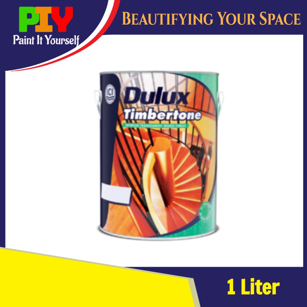 ICI Dulux Timbertone Interior Varnish Cat Varnish Kayu 1L - 1 Liter ...