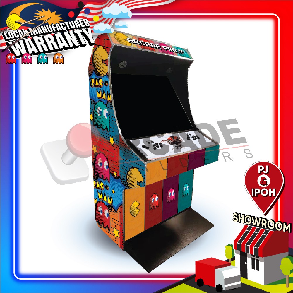 Arcade Pro 32" Retro 2800 Games Build In Arcade Machine Home
