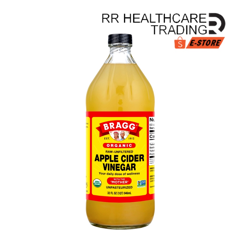 Bragg Organic Raw Apple Cider Vinegar With Mother 946ml Exp 02 2028 Shopee Malaysia