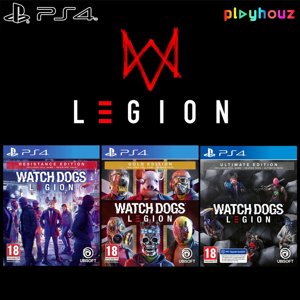 Ps4 watch dogs legion best sale gold edition