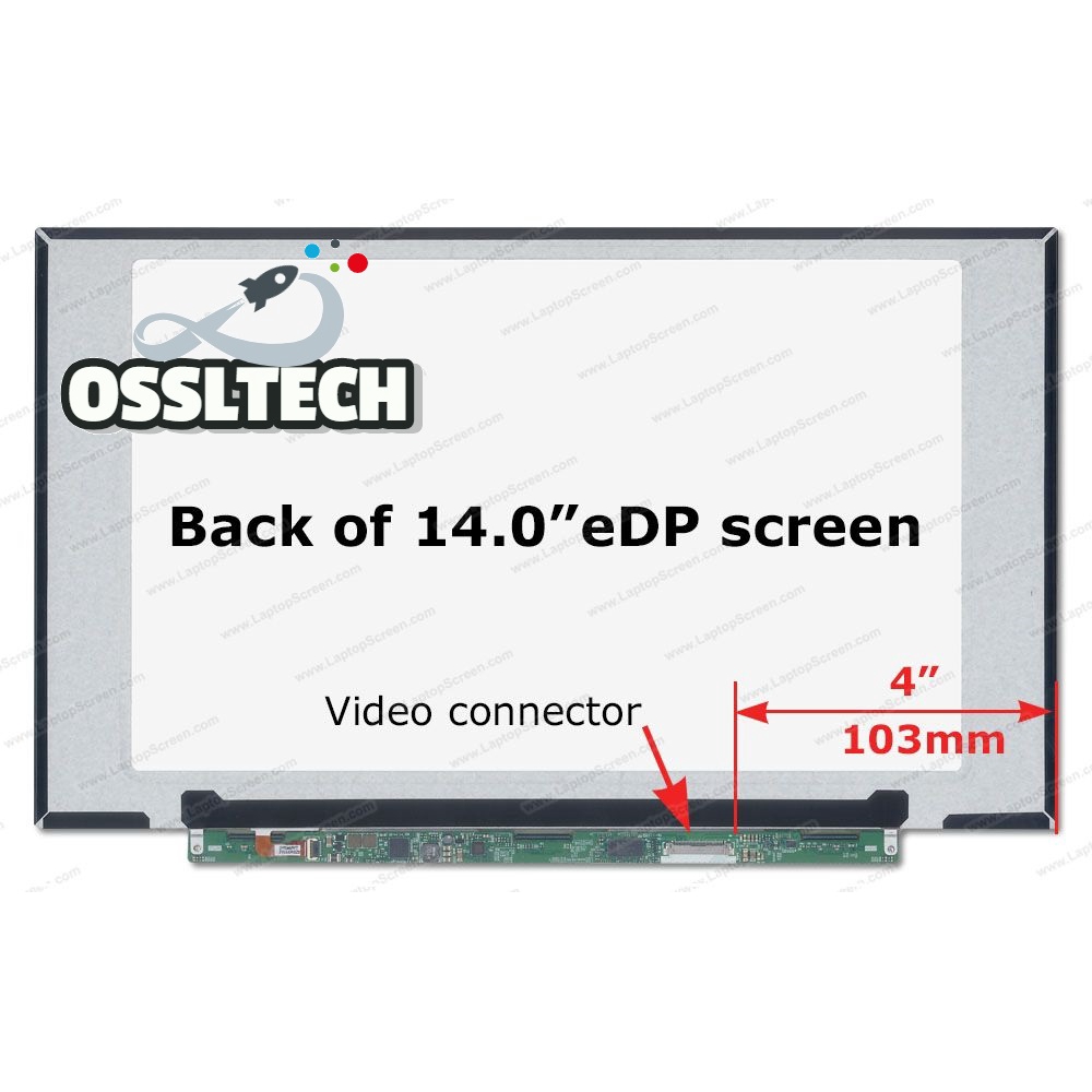Boe Nt140whm-N34 14" Hd Laptop Screen Senza Supporto - Foto 3
