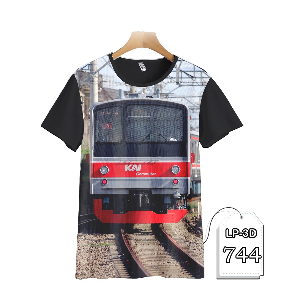 Krl Train T-SHIRT Commuter Line Train T-SHIRT LP3D-744 | Shopee Malaysia