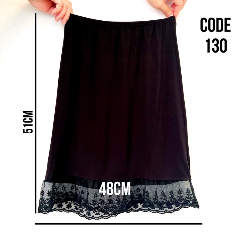 Lace inner skirt best sale