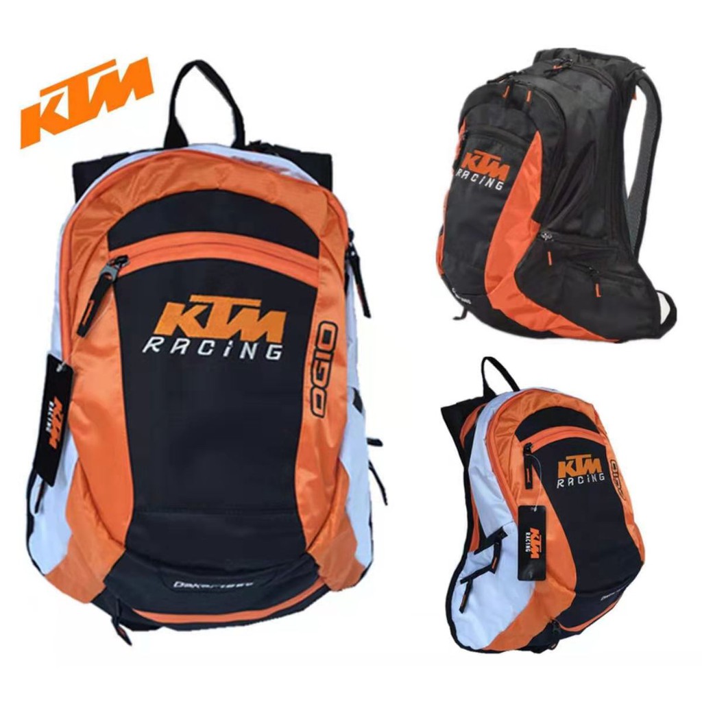 ktm motocross backpack riding bag motorcycle bags black white | Shopee ...