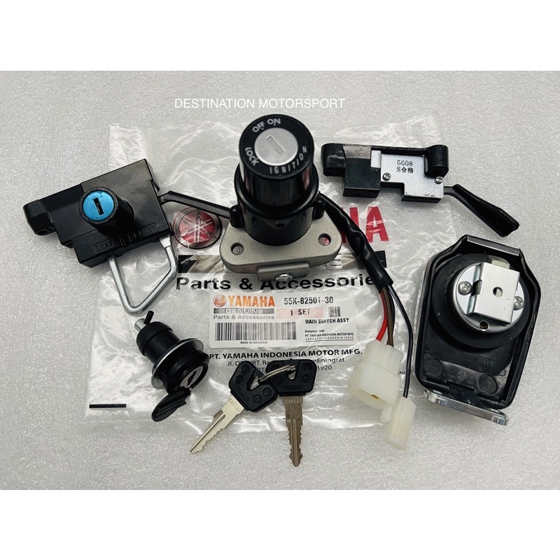 YAMAHA RXZ 55K KEY SET MAIN SWITCH ASSY COMPLETE SET YAMAHA INDONESIA ...