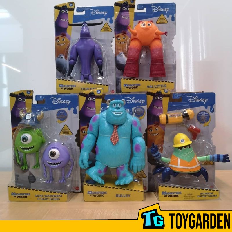 Mattel Disney Monsters At Work(Mike Wazowski & Gary Gibbs, Val Little ...