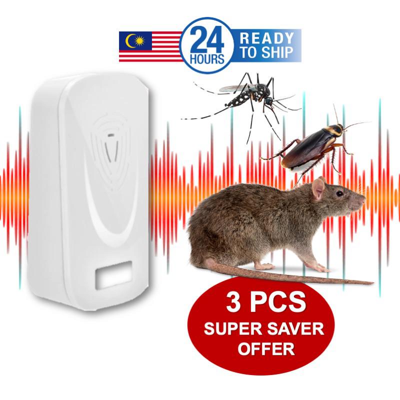 Multi Wave Pest Mouse Cockroach Pest Repeller Device Mesin Halau Tikus ...