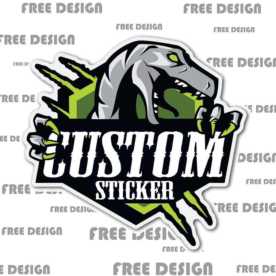 CUSTOM MADE STICKER STICKER POTONG STICKER PRINTING / CS001 Shopee