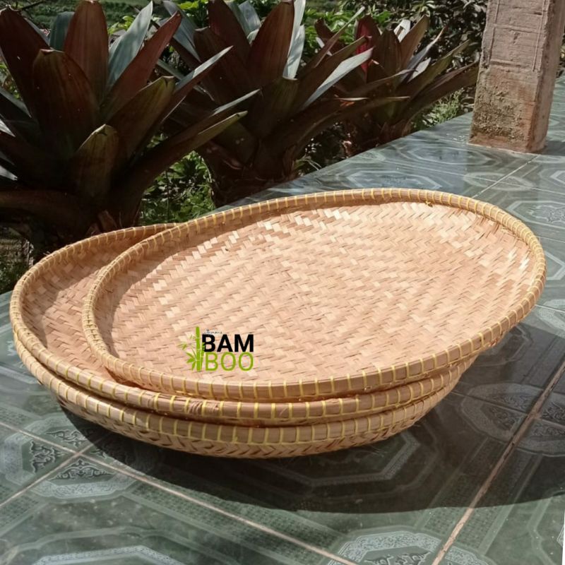 Tampah Bamboo Nyiru large Diameter 55 cm tampah tumpeng | Shopee Malaysia