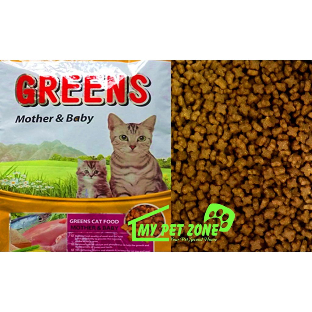 Greens Mother Baby Cat Food 1KG REPACK Shopee Malaysia