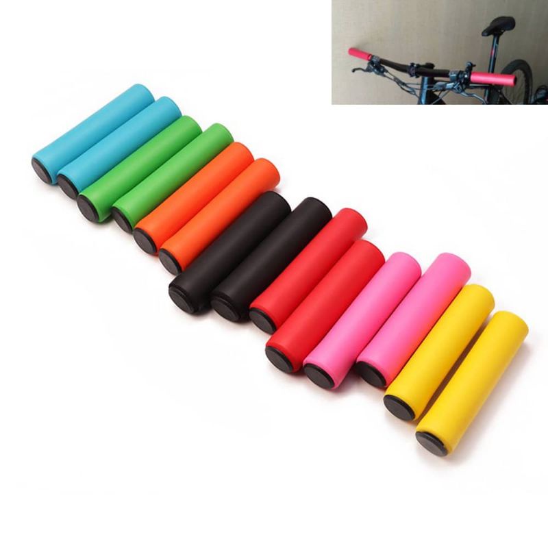 Plush Silicone Bicycle Grips