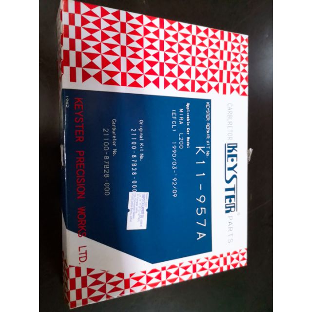 PERODUA KANCIL 850 KEYSTER CARBURETOR KIT K11957A MADE IN JAPAN