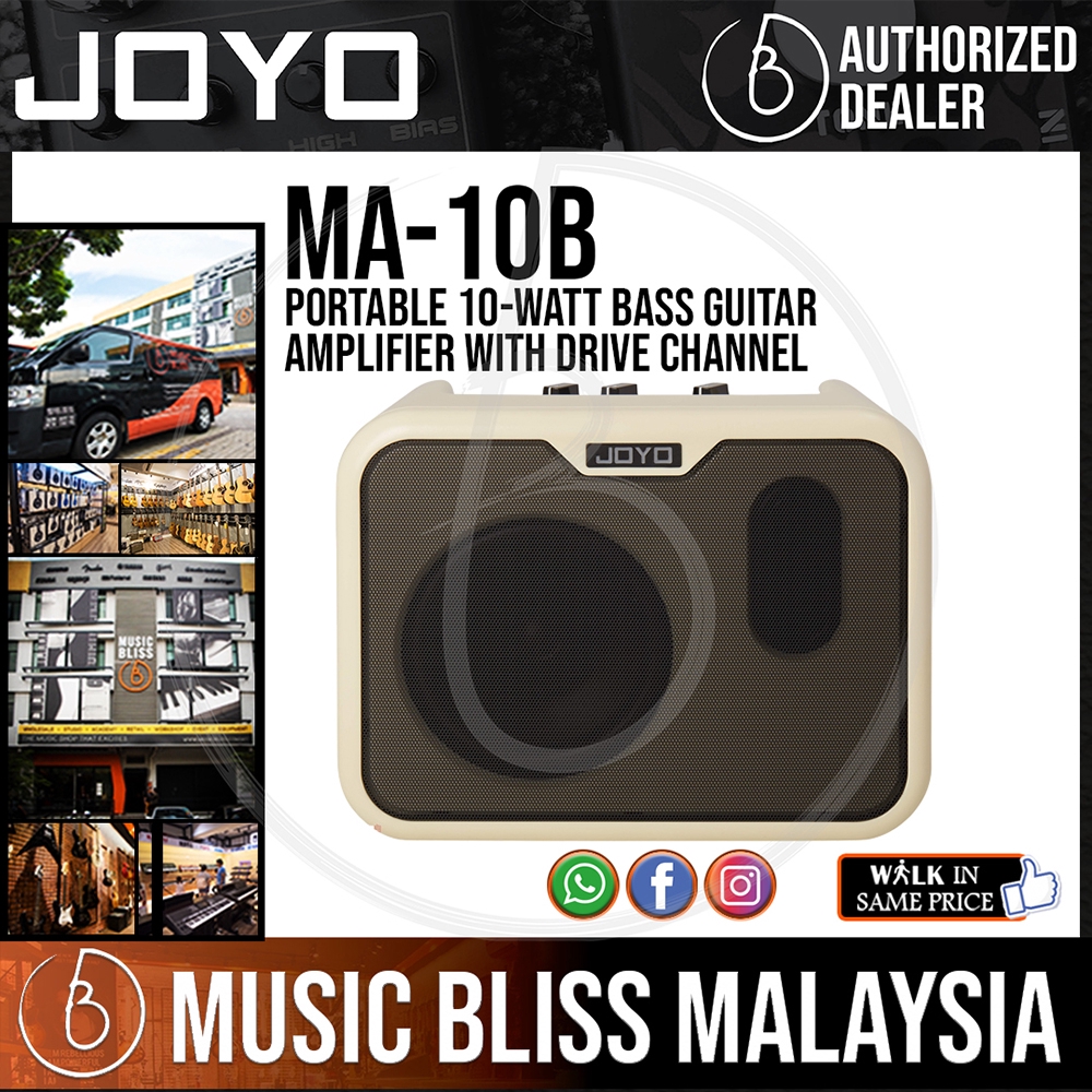 Joyo MA10B Portable 10watt Bass Guitar Amplifier with Drive Channel (MA10B) Shopee Malaysia