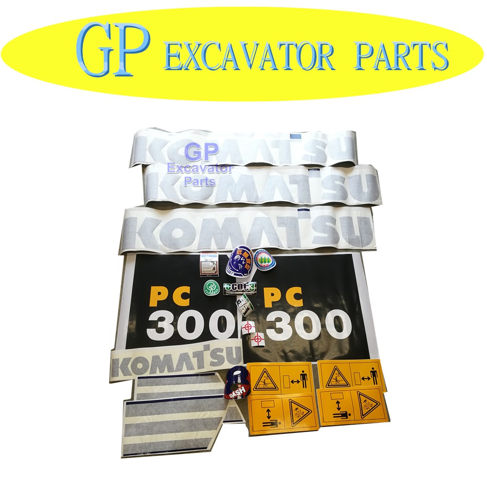 PC300-8 Hydraulic Excavator Sticker Set | Shopee Malaysia