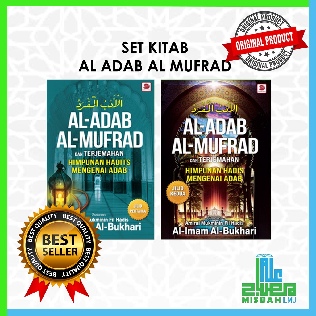 (READY STOCK) KITAB TERJEMAHAN AL-ADAB AL MUFRAD JILID 1 DAN 2 (ADABUL ...