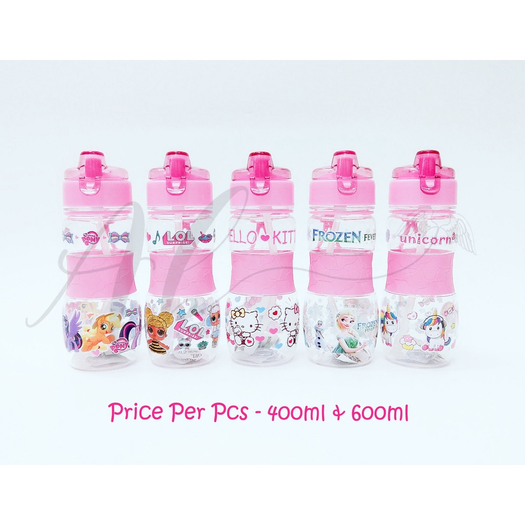 Angel Baby My Little Pony Kitty Frozen Unicorn Cartoon Water Bottle ...