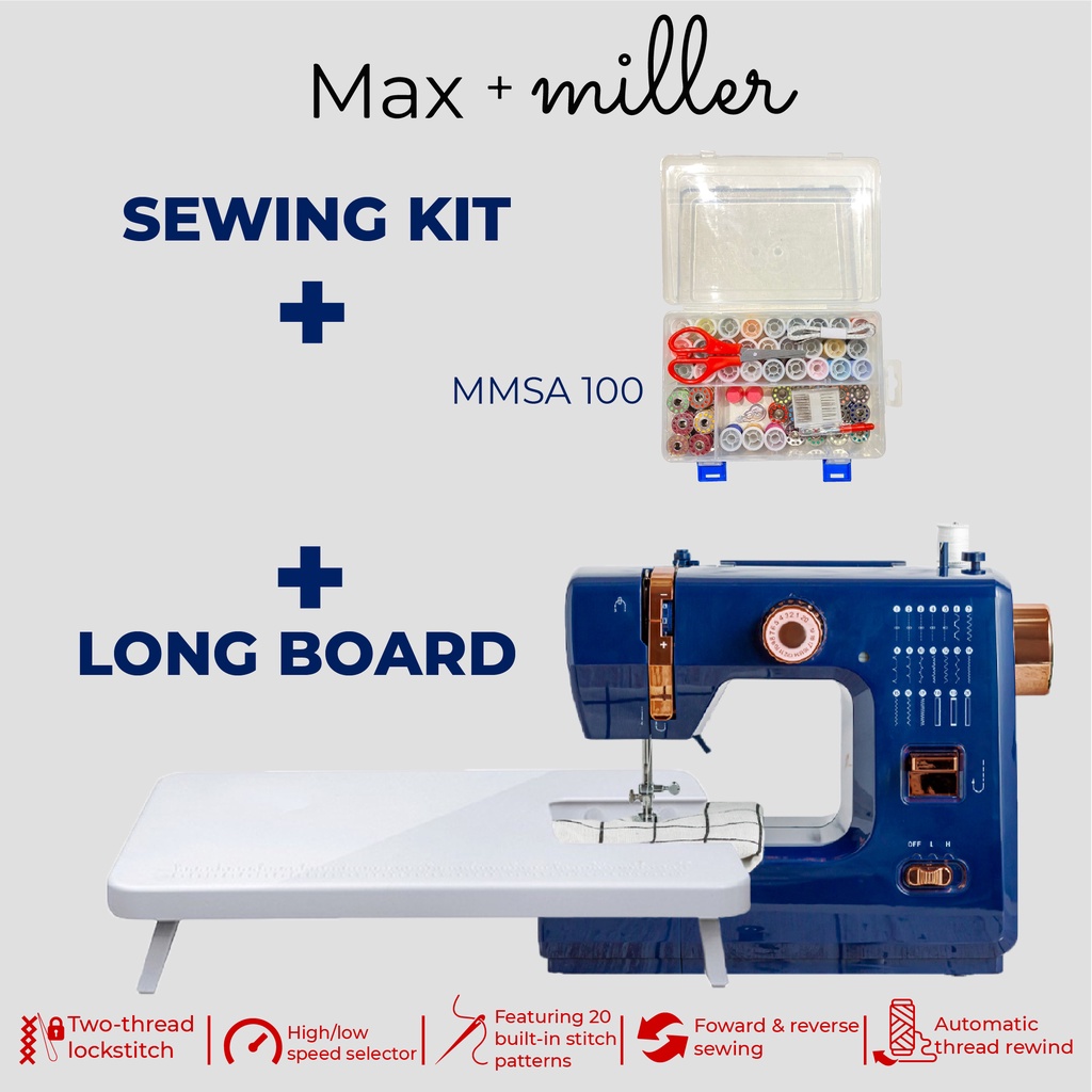 MAX + Miller Portable Handheld Sewing Machine Dual Speed 20 Stitch ...